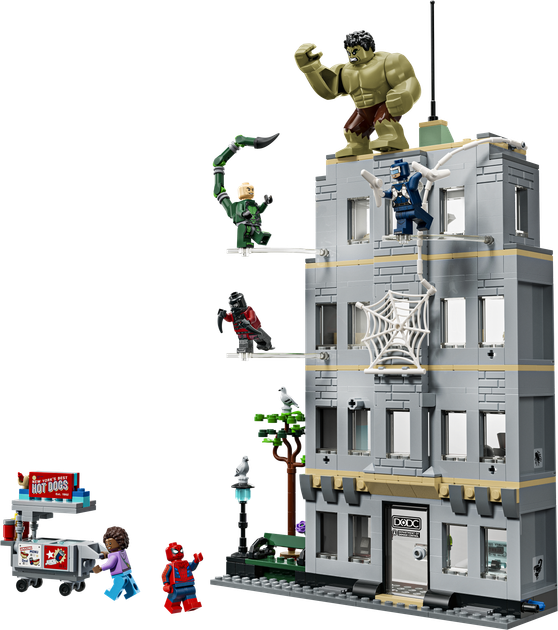 Конструктор LEGO Super Heroes Епічна сутичка Людини-Павука проти Халка 534 деталі (76350) - Фото 2 Конструктор LEGO Super Heroes Епічна сутичка Людини-Павука проти Халка 534 деталі (76350) - зображення 2