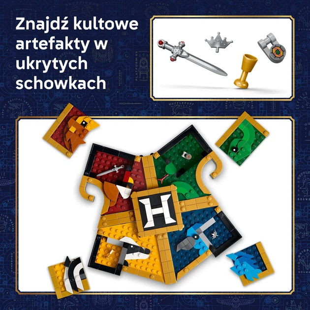 Zestaw klocków LEGO Harry Potter Herb Hogwartu 545 elementów (76462) - Zdjęcie 6 Zestaw klocków LEGO Harry Potter Herb Hogwartu 545 elementów (76462) - obraz 6