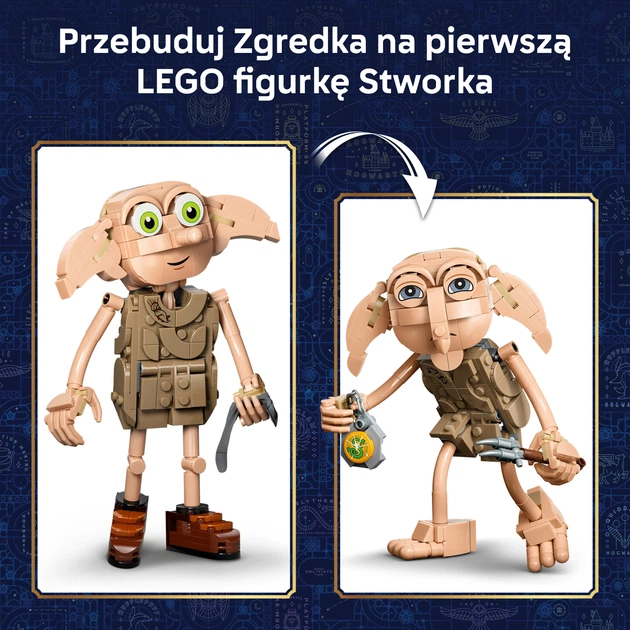 Конструктор LEGO Harry Potter Добі, вільний ельф 379 деталей (76469) - зображення 6