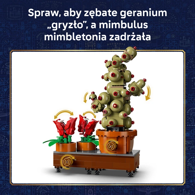 Zestaw klocków LEGO Harry Potter Rośliny z lekcji zielarstwa w Hogwarcie 817 elementów (76474) - Zdjęcie 6 Zestaw klocków LEGO Harry Potter Rośliny z lekcji zielarstwa w Hogwarcie 817 elementów (76474) - obraz 6
