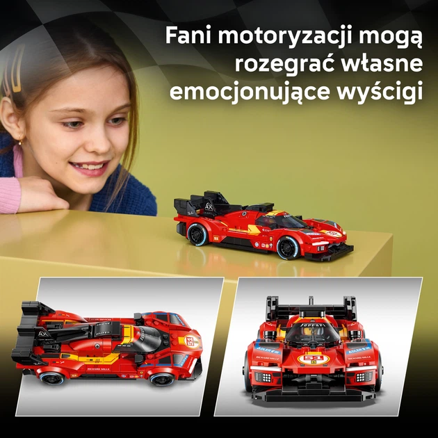 Конструктор LEGO Speed Champions Ferrari 499P 329 деталей (77261) - Фото 4 Конструктор LEGO Speed Champions Ferrari 499P 329 деталей (77261) - зображення 4