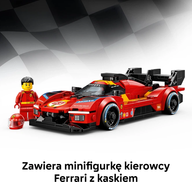 Конструктор LEGO Speed Champions Ferrari 499P 329 деталей (77261) - Фото 6 Конструктор LEGO Speed Champions Ferrari 499P 329 деталей (77261) - зображення 6