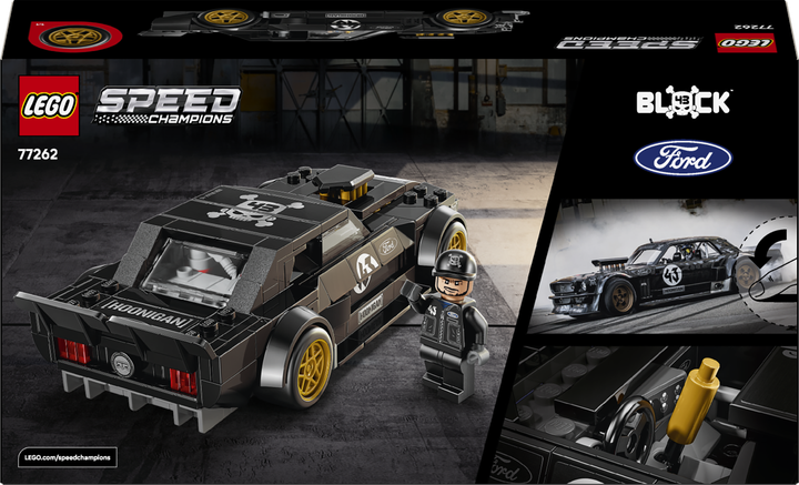 Конструктор LEGO Speed Champions Ford Mustang Hoonicorn V1 '65 Ken Block 345 деталей (77262) - зображення 9
