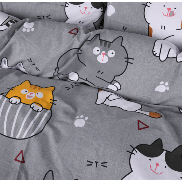Простирадло MirSon Ranforce Elite 17-0665 Cream Kittens 200 х 220 см (2200009904226) - Фото 4 Простирадло MirSon Ranforce Elite 17-0665 Cream Kittens 200 х 220 см (2200009904226) - зображення 4