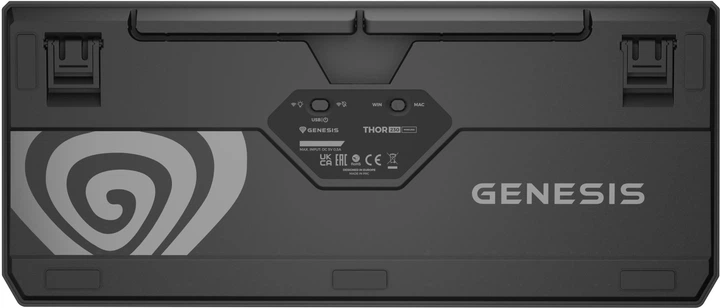 Klawiatura przewodowa Genesis Thor 230 TKL Wireless Outemu Silent Lemon Black (NKG-2108) - obraz 13