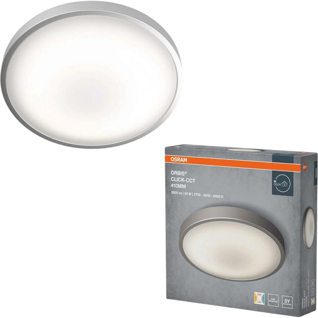 Lampa OSRAM Silara 24W 2700K–6000K 3000Lm Click-CCT 41 cm - obraz 2