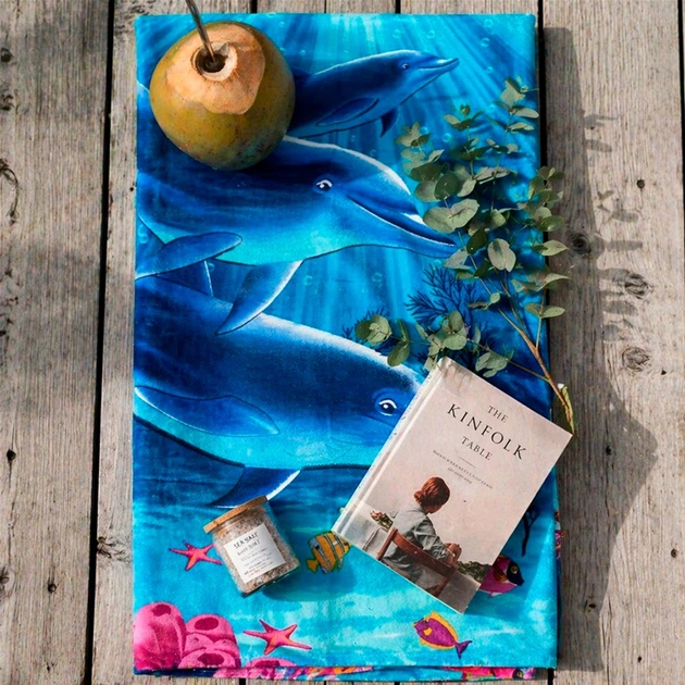 Полотенце пляжное LoveYouHome 75×150 см Лагуна (ly60194) - изображение 5