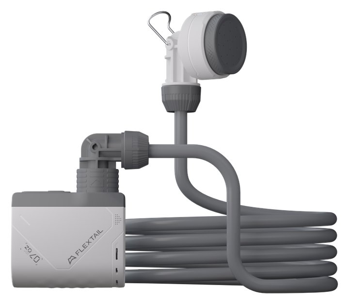 Душ портативний з насосом на акумуляторі Flextail Tiny Shower, білий (FNR_TS650WT) - изображение 4