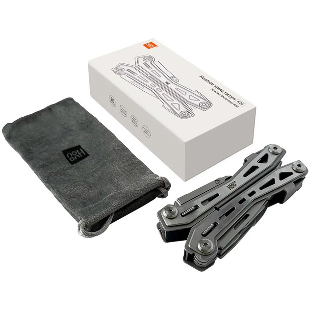 Мультитул 20 в 1 HuoHou Multi-Tool K20 универсальный многофункциональный складной EDC инструмент с плоскогубцами для туризма - изображение 15