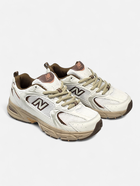Женские кроссовки для бега NB 530 Cream Brown 36 (23,0 см) Белый - Фото 6 Женские кроссовки для бега NB 530 Cream Brown 36 (23,0 см) Белый - изображение 6