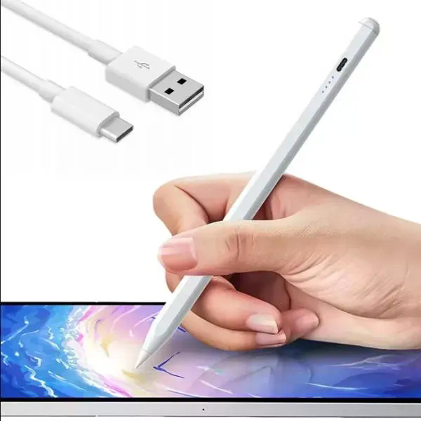 Сенсорна ручка JT22, активний стилус для планшета, телефону, USB Type-C, білий - Фото 4 Сенсорна ручка JT22, активний стилус для планшета, телефону, USB Type-C, білий - зображення 4