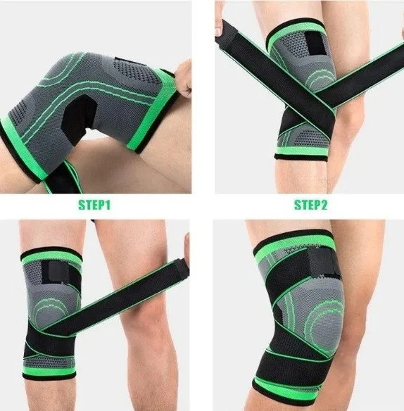 Бандаж колінного сустава Knee Support, еластичний наколенник, компресійний, нейлон, спандекс - Фото 3 Бандаж колінного сустава Knee Support, еластичний наколенник, компресійний, нейлон, спандекс - зображення 3