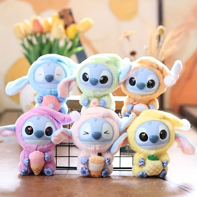 Брелок Stitch Labubu 15 см в коробці-сюрпризі Eat Something Before Sleep • Колекційна фігурка-аксесуар - Фото 5 Брелок Stitch Labubu 15 см в коробці-сюрпризі Eat Something Before Sleep • Колекційна фігурка-аксесуар - зображення 5