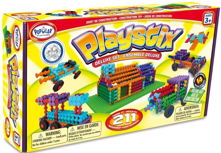 Конструктор MalBlo Playstix deluxe 211 деталей POP 90001 (755828900017) - Фото 1 Конструктор MalBlo Playstix deluxe 211 деталей POP 90001 (755828900017) - зображення 1