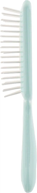 Щітка для волосся м'ятна з білим Janeke Superbrush Standart - Фото 3 Щітка для волосся м'ятна з білим Janeke Superbrush Standart - изображение 3