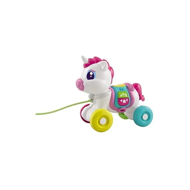  Іграшка-каталка Clementoni Baby Єдиноріг зі звуковими ефектами (000-17813) (8005125178131) - зображення 3