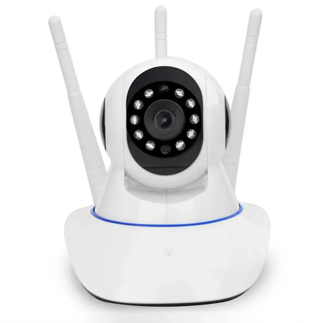Камера відеонагляду IP Camera HD WIFI з поворотним механізмом, бездротова Onvif P2P / Відео няня (L) - зображення 3