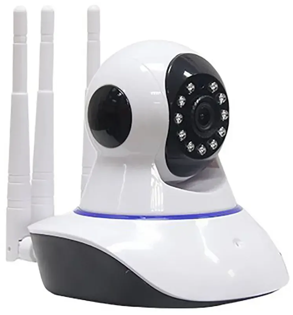 Камера відеонагляду IP Camera HD WIFI з поворотним механізмом, бездротова Onvif P2P / Відео няня (L) - зображення 4