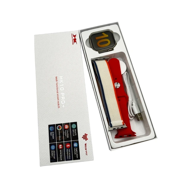 Смарт-годинник HK 10 Pro Plus 46mm. 260 mAh. IP67+Amoled Red - Фото 2 Смарт-годинник HK 10 Pro Plus 46mm. 260 mAh. IP67+Amoled Red - изображение 2