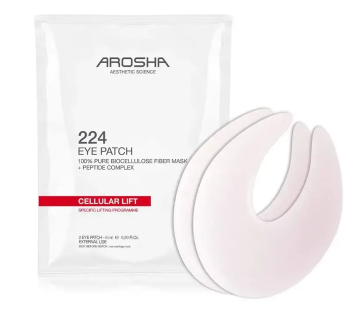 Пептидні ліфтингові патчі для контуру очей 4 х 6мл / AROSHA .224 CELLULAR LIFT EYE PATCH -4SZ - Фото 1 Пептидні ліфтингові патчі для контуру очей 4 х 6мл / AROSHA .224 CELLULAR LIFT EYE PATCH -4SZ - зображення 1