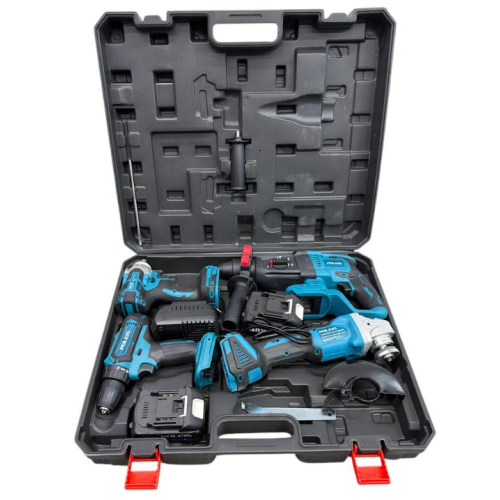 Набор аккумуляторного инструмента 4в1 OP Tool Set 24V с 2 АКБ 1300mAh/ART-8015 - Фото 1 Набор аккумуляторного инструмента 4в1 OP Tool Set 24V с 2 АКБ 1300mAh/ART-8015 - изображение 1