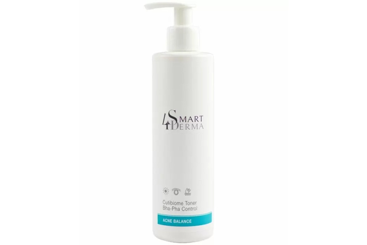 Smart4Derma Себорегулювальний мультикислотний тонер - 250 мл - Фото 1 Smart4Derma Себорегулювальний мультикислотний тонер - 250 мл - зображення 1