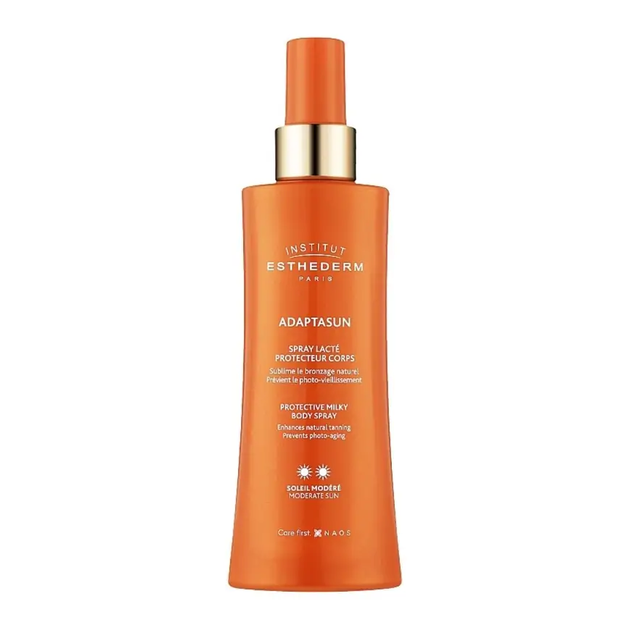Спрей для тела Adaptasun Institut Esthederm Milky Spray Moderate Sun 150 мл - Фото 1 Спрей для тела Adaptasun Institut Esthederm Milky Spray Moderate Sun 150 мл - изображение 1