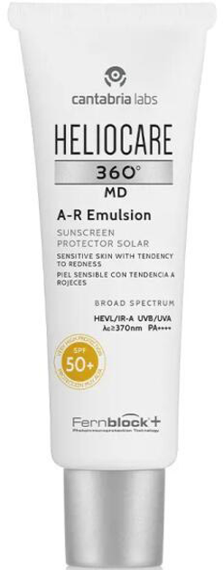 Солнцезащитная эмульсия для кожи склонна к покраснению Cantabria Heliocare 360 MD A-R Emulsion SPF 50+ - Фото 1 Солнцезащитная эмульсия для кожи склонна к покраснению Cantabria Heliocare 360 MD A-R Emulsion SPF 50+ - изображение 1