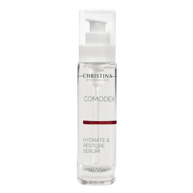 Увлажняющая и восстанавливающая сыворотка Christina Comodex Hydrate & Restore Serum 30 мл - Фото 1 Увлажняющая и восстанавливающая сыворотка Christina Comodex Hydrate & Restore Serum 30 мл - изображение 1