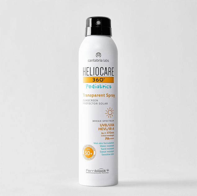 Детский солнцезащитный спрей для тела Cantabria Labs SPF 50+ HELIOCARE 360o PEDIATRICS SPRAY 200 мл - Фото 1 Детский солнцезащитный спрей для тела Cantabria Labs SPF 50+ HELIOCARE 360o PEDIATRICS SPRAY 200 мл - изображение 1