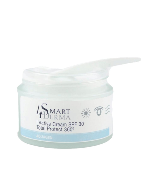 Smart4derma Зволожуючий крем з церамідами SPF 30 для сухої та нормальної шкіри - Фото 1 Smart4derma Зволожуючий крем з церамідами SPF 30 для сухої та нормальної шкіри - зображення 1