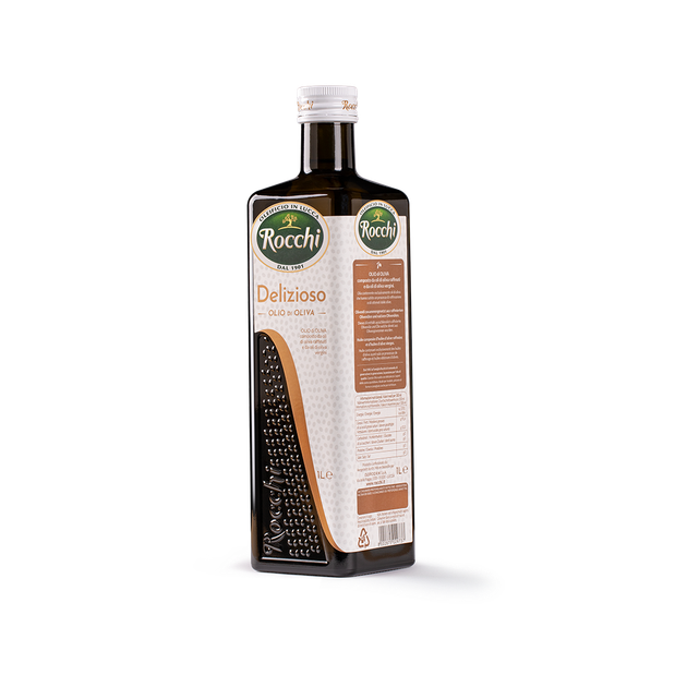 Олія оливкова Rocchi Delizioso Оlio di oliva composto da oil di oliva raffinati e da oil di oliva vergine 1 л - Фото 1 Олія оливкова Rocchi Delizioso Оlio di oliva composto da oil di oliva raffinati e da oil di oliva vergine 1 л - зображення 1