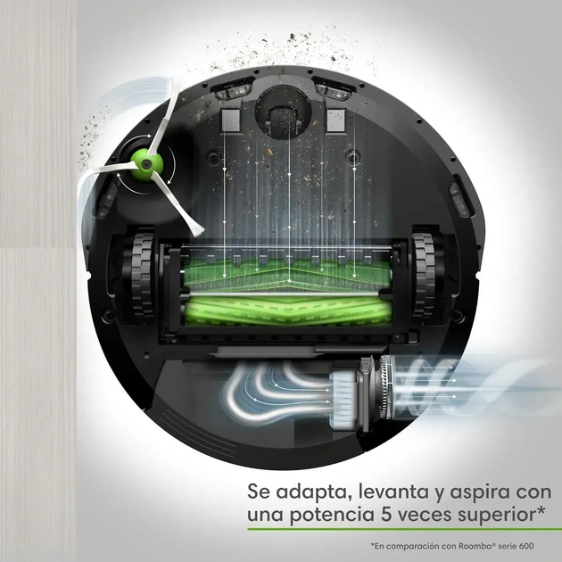 Робот-пылесос iRobot Roomba Е6 (e6192) Черный - Б/У - Фото 2 Робот-пылесос iRobot Roomba Е6 (e6192) Черный - Б/У - изображение 2