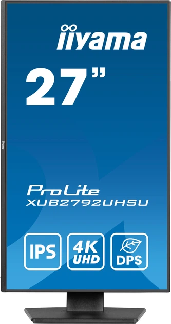 Монитор 27" iiyama ProLite XUB2792UHSU-B6 4K IPS 60 Гц - Уценка - Фото 2 Монитор 27" iiyama ProLite XUB2792UHSU-B6 4K IPS 60 Гц - Уценка - изображение 2