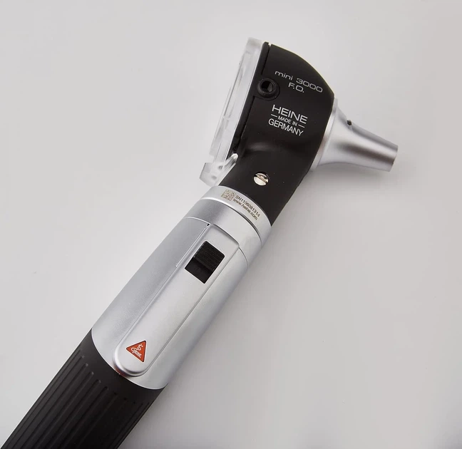 Отоскоп Heine Mini 3000 F.O. Черный Б/В 100627663 - изображение 2