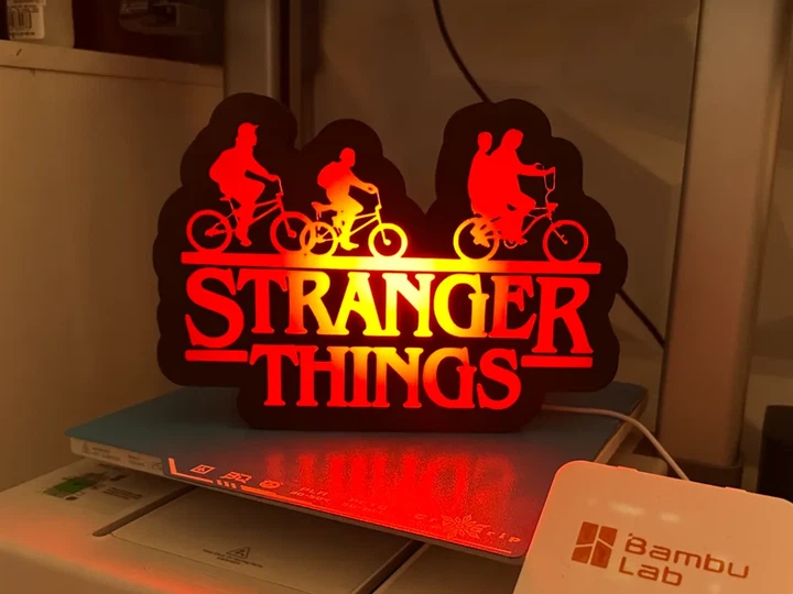 Світильник-нічник Stranger Things Дивні Дива з led-підсвіткою. Aivory - изображение 2