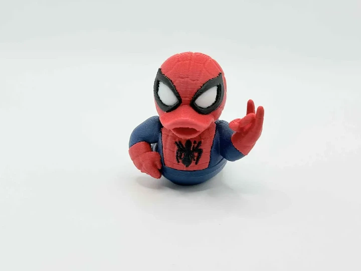 Фігурка качечка в костюмі людини-павука Spider-man. Aivory - зображення 2