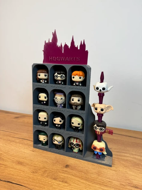Полиця-органайзер Hogwarts для колекції фігурок Funko Pop та Kinder Joy із серії Harry Potter. Aivory - изображение 2