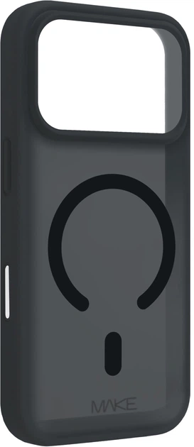 Чехол для смартфона MAKE Silicone Aura Magnet для Apple iPhone 17 Pro Max Black (MCLAM-AI17PMBK) - изображение 3