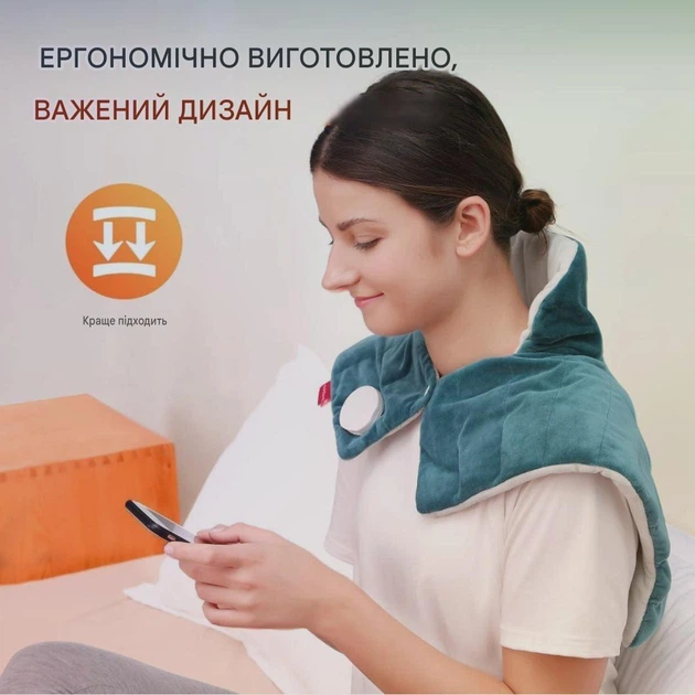 Электрическая грелка для шеи и плеч Comfytemp 2,2 фунта - Фото 3 Электрическая грелка для шеи и плеч Comfytemp 2,2 фунта - изображение 3