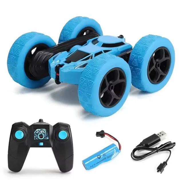 Машинка трюковая-перевертыш Rapidly Stunt Car 360 Голубая - Фото 1 Машинка трюковая-перевертыш Rapidly Stunt Car 360 Голубая - изображение 1