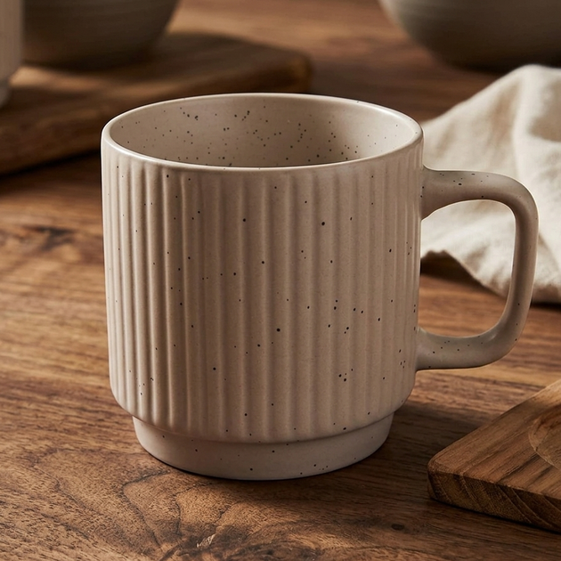 Кружка керамическая для чая и кофе Milika DailyHue Beige 270 мл (M0420-47F-012A-A1096) - Фото 2 Кружка керамическая для чая и кофе Milika DailyHue Beige 270 мл (M0420-47F-012A-A1096) - изображение 2