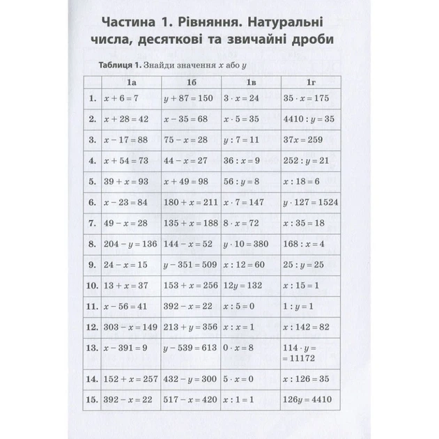 Навчальна книга 3000 вправ та завдань. Математика 5-6 клас. рівняння 152947 - Фото 3 Навчальна книга 3000 вправ та завдань. Математика 5-6 клас. рівняння 152947 - зображення 3