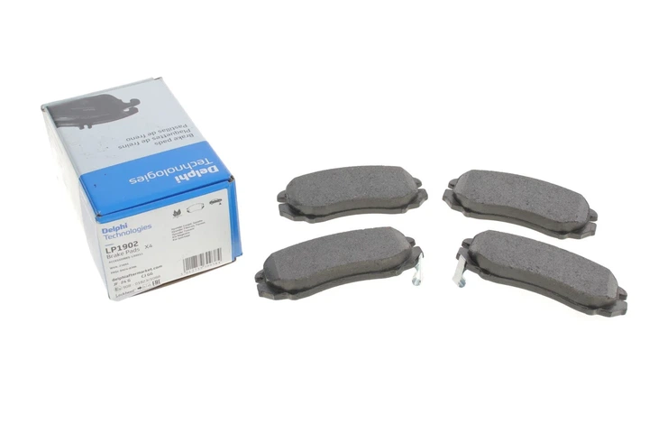 Комплект гальмівних колодок Delphi LP1902 Hyundai Tucson, Elantra, Sonata, Coupe; KIA Sportage, Soul, Magentis 581011FE00, 581011FE01, 581012CA10 - изображение 4