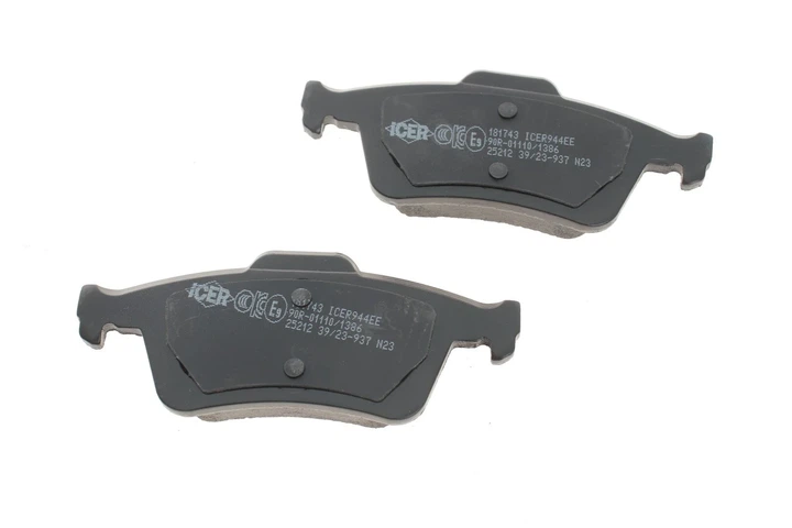 Колодки гальмові ICER 181743 Ford Focus; Mazda 3, 5; Volvo S40, V50 C2Y32648ZB, BPYK2648ZB, 1233679 - зображення 3