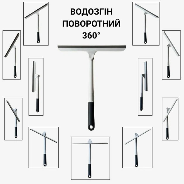 Набор по уходу за стеклом автомобиля Poputchik 2 в 1 губка антидождь водоугон (33-051-IS) - изображение 3