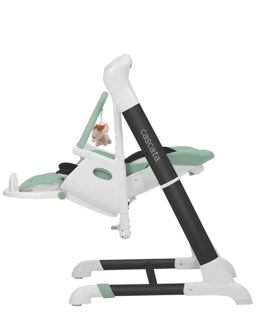 Крісло-гойдалка Carrello Cascata 3 в 1, Tropical Green - зображення 3