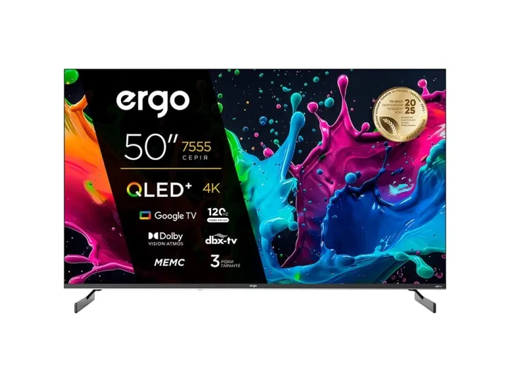 Телевізор Ergo 50JUQ7555 - Фото 1 Телевізор Ergo 50JUQ7555 - зображення 1
