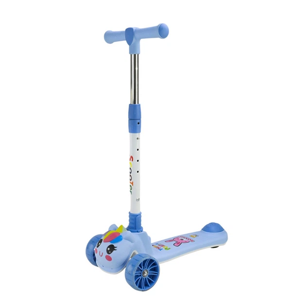 Детский самокат 3-х колесный Extreme Motion SC2619(Blue) колеса PU, с музыкой и светом - Фото 1 Детский самокат 3-х колесный Extreme Motion SC2619(Blue) колеса PU, с музыкой и светом - изображение 1
