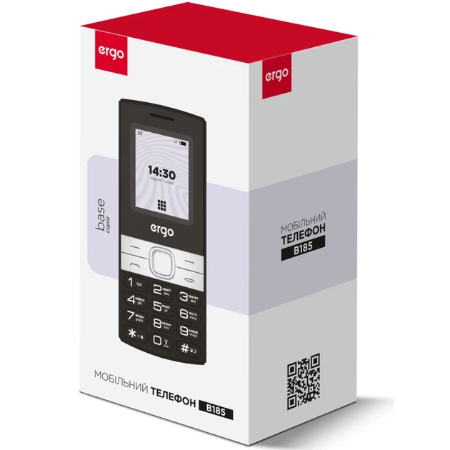 Мобильный телефон Ergo B185 Red - изображение 7